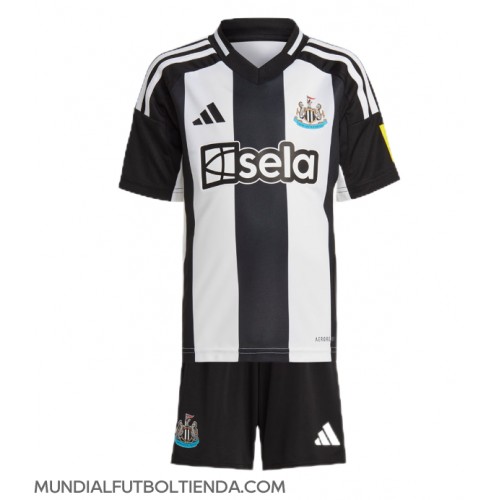 Camiseta Newcastle United Primera Equipación Replica 2024-25 para niños mangas cortas (+ Pantalones cortos)